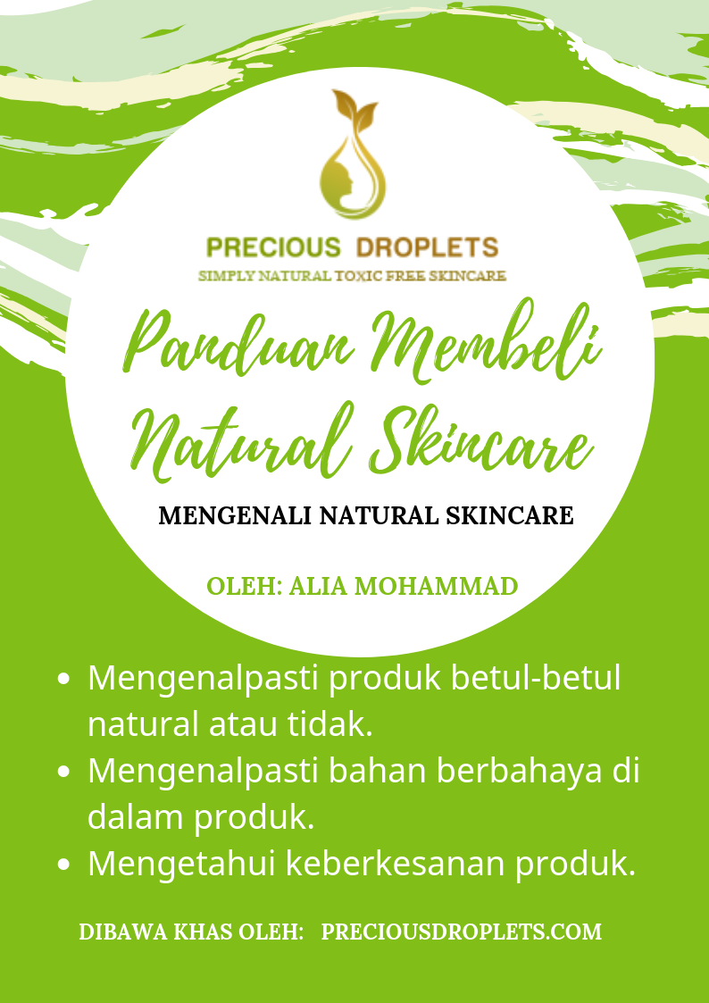 PANDUAN MEMBELI NATURAL SKINCARE - MENGENALI NATURAL SKINCARE