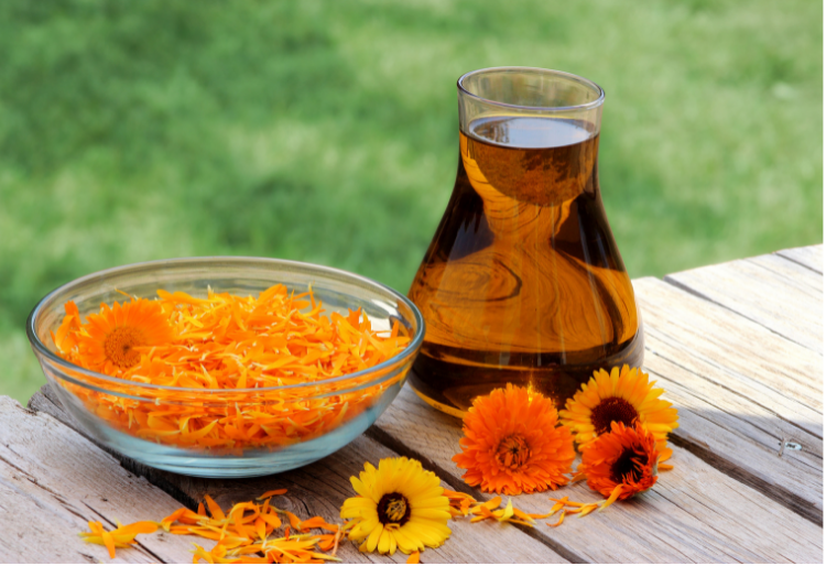 calendula oil for sensitive skin